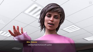 Visual novel, lingerie stocking, summertime saga