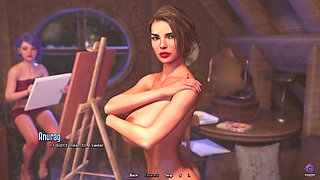 Steamy stepmom gets ready for a wild night with her stepson in animated fun