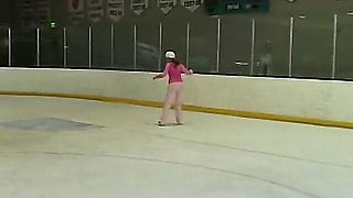 Little April And Her Solo Performance At The Skating Ring