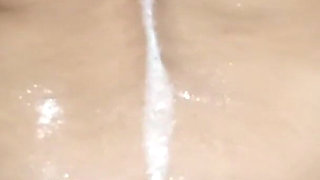 Muslim Woman Taking Bath in Depraved Indian Bathroom