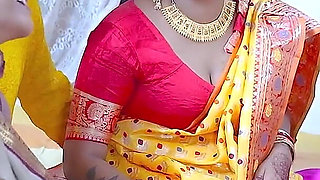 Desi Horny Indian Three Bhabhi Wants to Get Fucked by Their Dewar Like a Bhabhi's Groupsex Party ( Hindi Audio )