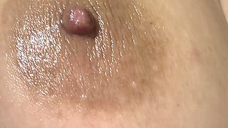 oils her huge tits very delicious that nipple