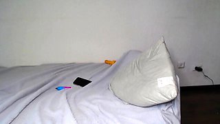 Chubby Brunette Big Boobs Dildo Masturbation