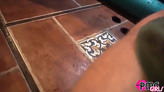 Asian MILF Song Lee and BWC Thor Johnson fuck in the pool