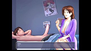 Sultry milf stepmom wants to get it on in Summertime Saga episode two