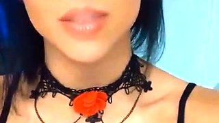 Ana Lopes Lewd Black Lingerie Dance Video