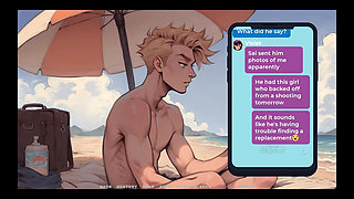 My New Girlfriend Taboo Hentai Game Ep.26 Naughty Step Sisters Going Topless at the Beach!