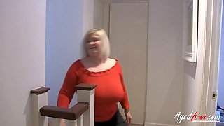 The mature Lacey Starr invites the two guys to her bedroom