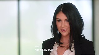 MILFY Sienna Rae Gets DPed By 2 BBCs