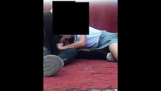 Public Sex, Mexican Students Fucking in the School, Nice Blowjob in Class Time, Part 1
