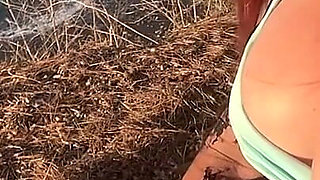 Artemisia Love Sexy Big Boobs Close up Perfect Nipples Outdoor by the Ocean Stunning View