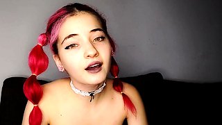 Beauty small tit amateur teen masturbating her shaved pussy