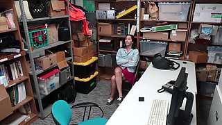 Brunette babe Karlee Grey seduces Marcus in an office tryst