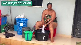 BBC Blowjob From African BBW Wife Homemade Sunday Morning