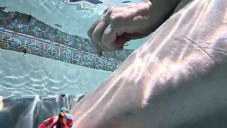 Overunderwater Pool Shots And A Long, Slow Outdoor Shower - Camera Man