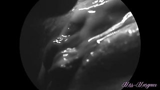 Stepbrother fucks tight pussy close-up creampie - Miss Margaux