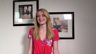 Backroom Casting Couch-Shy Girl Next Door, Peyton