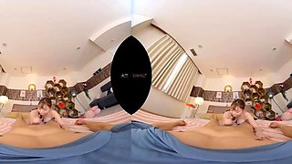 Tan Japanese gyaru in POV handjob blowjob rimjob orgy