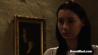 Lusty courtesan's bondage trailer