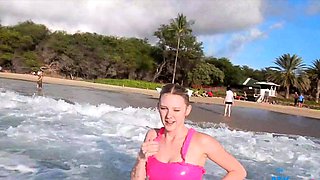 TJ Sparxxx busty blonde outdoor sex