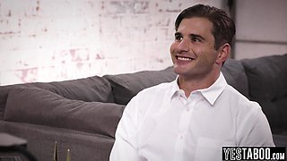 Stud rails secretary in front of stepson