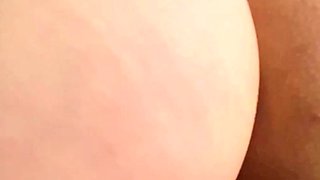 delicious ass with dildo masturbating in