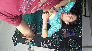 Desi Bhabhi Is Calling the Boy From the Neighbourhood to Her Room and Cooling Her Pussy and Having Sex.