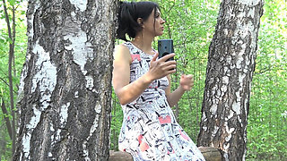 Flashing My Pussy in the Woods