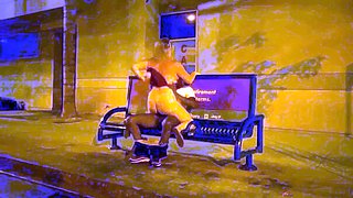 Interracial Crazy Sex In Public