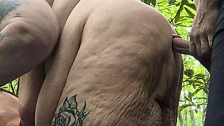 Slut Thought She Was Alone but Here Comes a Hard Stranger to Give Her the Big Bone