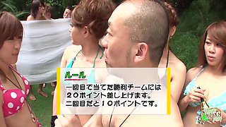 It Was A Party At The Pool, And There Were A Lot Of Sexy People In Attendance - Ina Katori, Akari Hoshino And China Mimura