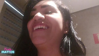 Naughty Doorman He Cummed on My Little Pussy Hairs!