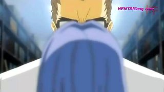 Gym MILF Is DP'd by Student and Fucked Until Creampie