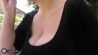 Mom Dani Has Some Big Natural Tits And A Horny Appetite To Play With Her Shaved Pussy - MatureNl