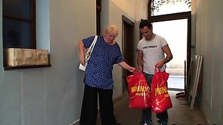 Granny Pleases An Young Guy