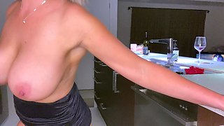 Gorgeous Brunette Great Big Boobs