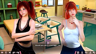 Anime love next door unfolds behind the dunes