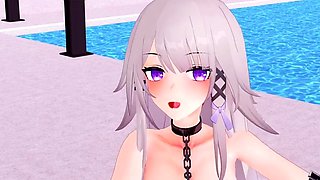 Lengthy haired Blonde hentai