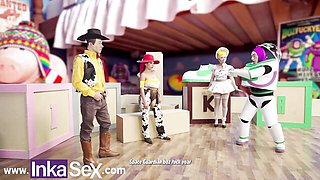 Love's toy story animation movie by Inka Sex