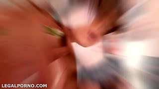 Dap Destination. Angie Moon first DAP with Triple Penetration