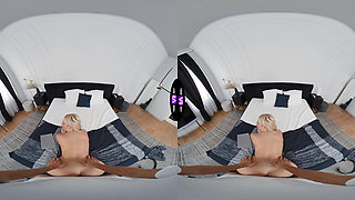 Horny Blonde Rides His Cock After Fixing Her Laptop - TmwVRnet