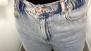 Close-up Peeing Compilation in Public Toilets! Showing Dirty Pads! POV!