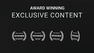 Hot blonde babe with big ass, wearing seductive black stockings gets her pussy and ass destroyed with big cock