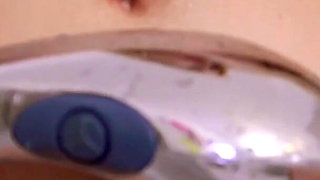 Cute Babe Masturbate Pussy Dildo & Cum