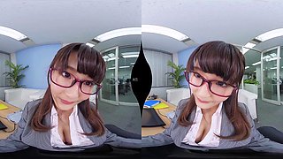 Slutty Big Tits Ass Secretary In Glasses-1: Big Ass, Blowjob  Amateur VR Porn