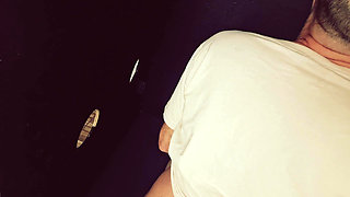 Wife slut cumshot in the mouth of unknown gloryhole-creampie!