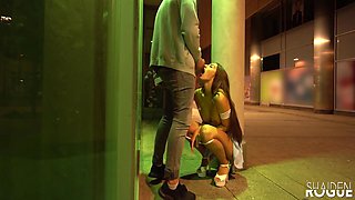 Party Chick Cheats On Her Boyfriend - Risky Doggy Fuck In Public - Shaiden Rogue