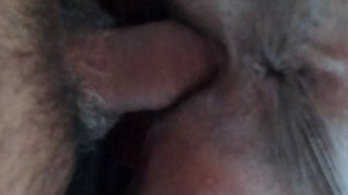 Cock in the maid's ass and pussy