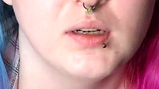 Stepdaddys Lil Slut Gets Caught Smoking