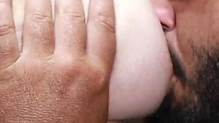 Sucking the Milk Out of My Huge Tits